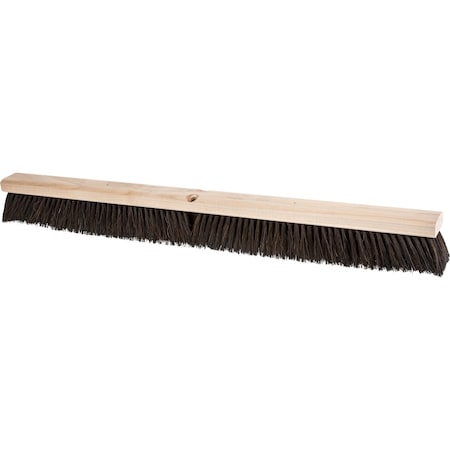 36 Fine Sweep Floor Brush - Horsehair-Nylon Fill, 3 Trim